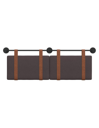 Testata appesa Marrone Scuro 140 x 40 cm Legno multistrato