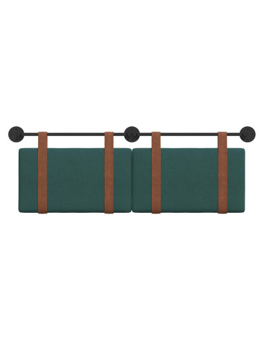 Testata appesa Verde Scuro 140 x 40 cm Legno multistrato