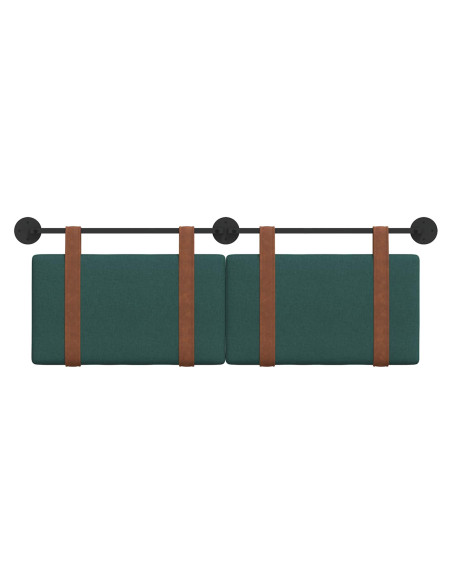 Testata appesa Verde Scuro 140 x 40 cm Legno multistrato