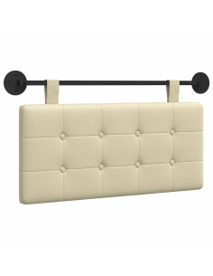 Testata appesa Crema 100 x 55 x 5 cm Pelle Sintetica 2