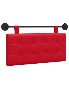 Testata appesa Rosso 100 x 55 x 5 cm Pelle Sintetica 2