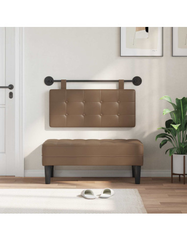 Testata appesa Cappuccino 100 x 55 x 5 cm Pelle Sintetica
