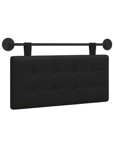 Testata appesa Nero 100 x 55 x 5 cm Pelle Sintetica 2