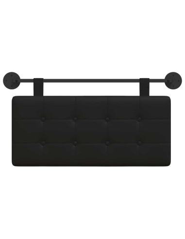 Testata appesa Nero 100 x 55 x 5 cm Pelle Sintetica