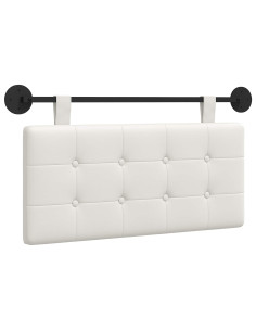 Testata appesa Bianco 100 x 55 x 5 cm Pelle Sintetica 2
