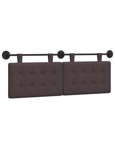 Testata appesa Montaggio a parete Marrone Scuro 130 x 55 x 5 cm