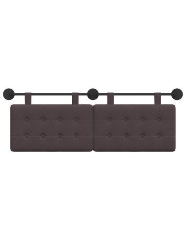 Testata appesa Montaggio a parete Marrone Scuro 130 x 55 x 5 cm