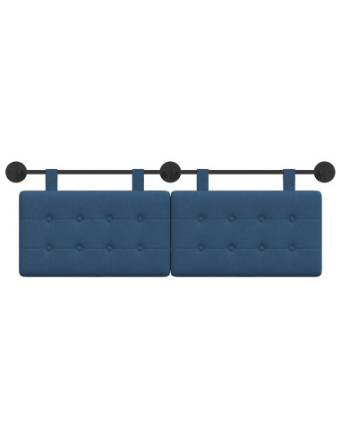 Testata appesa Montaggio a parete Blu 130 x 55 x 5 cm