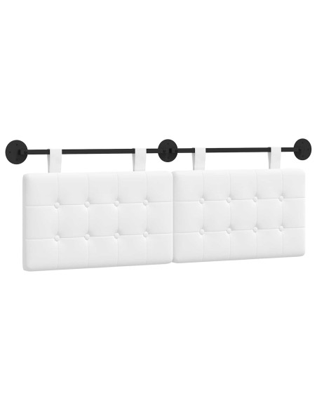 Testata appesa Montaggio a parete Bianco 130 x 55 x 5 cm