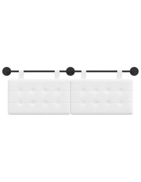 Testata appesa Montaggio a parete Bianco 130 x 55 x 5 cm