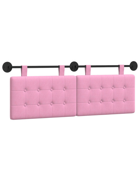 Testata appesa Montaggio a parete Rosa 130 x 55 x 5 cm