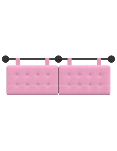 Testata appesa Montaggio a parete Rosa 130 x 55 x 5 cm