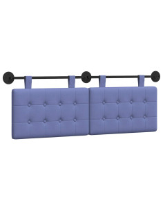Testata appesa Montaggio a parete Blu jeans 130 x 55 x 5 cm 2