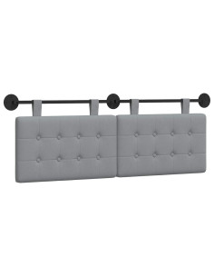Testata appesa Montaggio a parete Grigio chiaro 150 x 55 x 5 cm 2