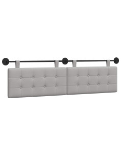 Testata appesa Grigio Nuvola 190 x 55 x 5 cm Tessuto 2