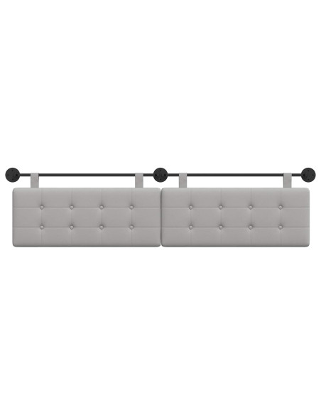 Testata appesa Montaggio a parete Grigio Nuvola 210 x 55 x 5 cm
