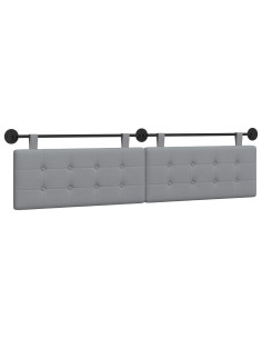 Testata appesa Montaggio a parete Grigio chiaro 210 x 55 x 5 cm 2