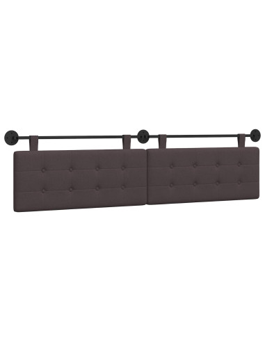 Testata appesa Montaggio a parete Marrone Scuro 210 x 55 x 5 cm