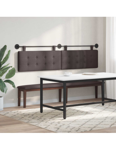 Testata appesa Montaggio a parete Marrone Scuro 210 x 55 x 5 cm