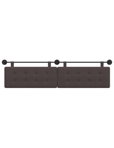 Testata appesa Montaggio a parete Marrone Scuro 210 x 55 x 5 cm