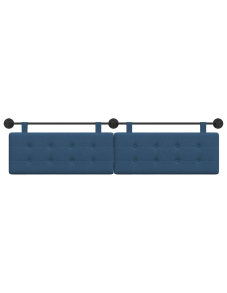 Testata appesa Montaggio a parete Blu 210 x 55 x 5 cm