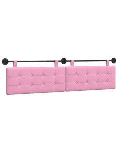 Testata appesa Montaggio a parete Rosa 210 x 55 x 5 cm 2
