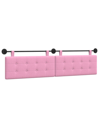 Testata appesa Montaggio a parete Rosa 210 x 55 x 5 cm