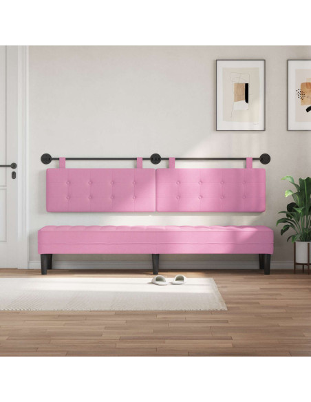 Testata appesa Montaggio a parete Rosa 210 x 55 x 5 cm
