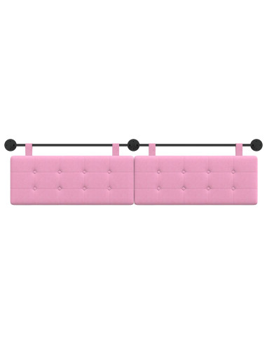 Testata appesa Montaggio a parete Rosa 210 x 55 x 5 cm