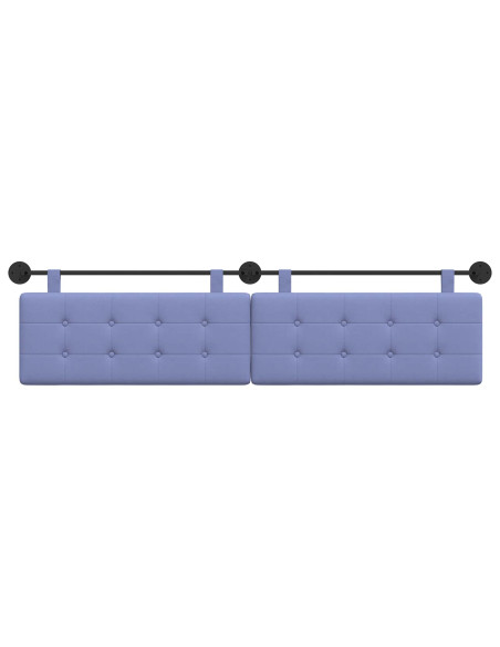 Testata appesa Montaggio a parete Blu jeans 210 x 55 x 5 cm
