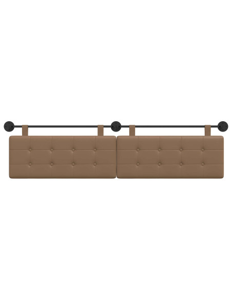 Testata appesa Cappuccino 210 x 55 x 5 cm Pelle Sintetica