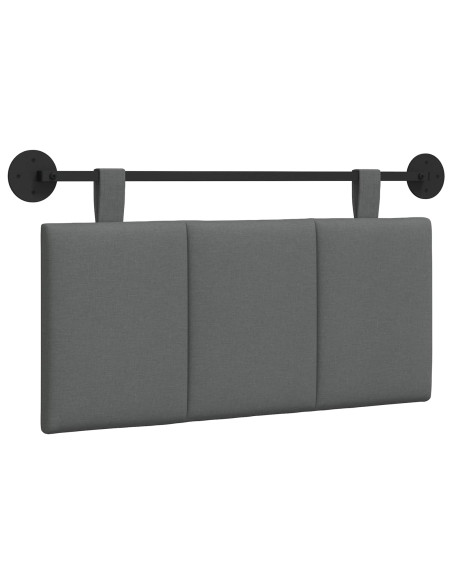 Testata appesa Rigato Grigio scuro 90 x 55 x 5 cm Tessuto