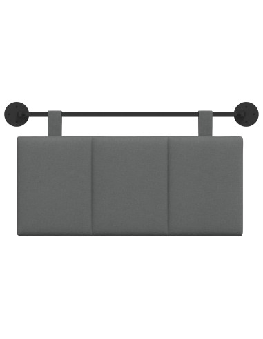 Testata appesa Rigato Grigio scuro 90 x 55 x 5 cm Tessuto
