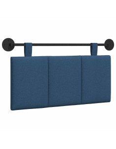 Testata appesa Montaggio a parete Blu 90 x 55 x 5 cm Tessuto 2