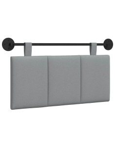 Testata appesa Rigato Grigio chiaro 100 x 55 x 5 cm Tessuto 2