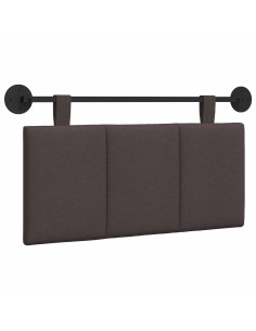 Testata appesa Rigato Marrone Scuro 100 x 55 x 5 cm Tessuto 2