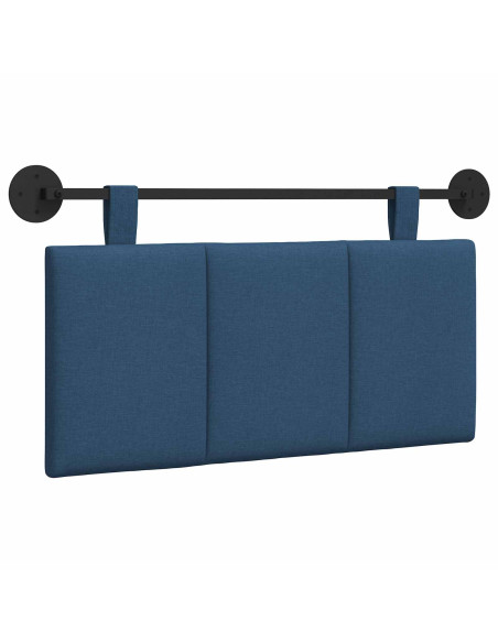 Testata appesa Montaggio a parete Blu 100 x 55 x 5 cm Tessuto