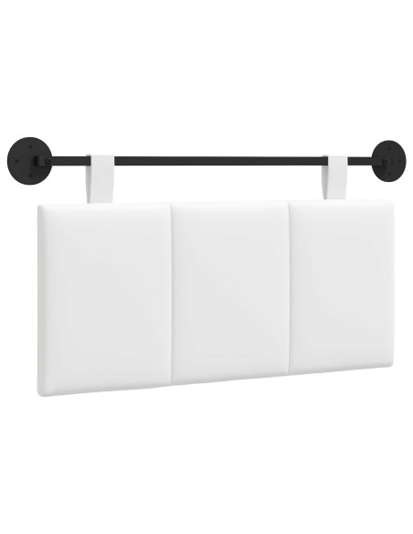 Testata appesa Rigato Bianco 100 x 55 x 5 cm Tessuto