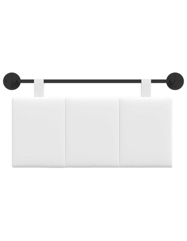 Testata appesa Rigato Bianco 100 x 55 x 5 cm Tessuto