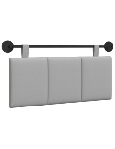 Testata appesa Rigato Grigio Nuvola 110 x 55 x 5 cm Tessuto 2