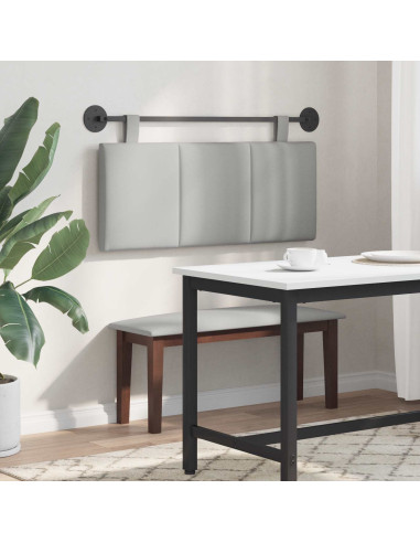 Testata appesa Rigato Grigio Nuvola 110 x 55 x 5 cm Tessuto