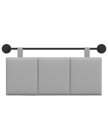 Testata appesa Rigato Grigio Nuvola 110 x 55 x 5 cm Tessuto