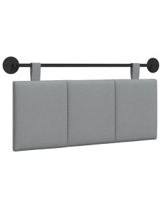 Testata appesa Rigato Grigio chiaro 110 x 55 x 5 cm Tessuto 2