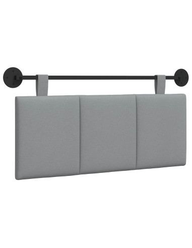 Testata appesa Rigato Grigio chiaro 110 x 55 x 5 cm Tessuto