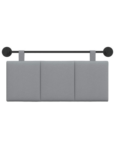 Testata appesa Rigato Grigio chiaro 110 x 55 x 5 cm Tessuto