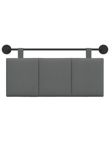 Testata appesa Rigato Grigio scuro 110 x 55 x 5 cm Tessuto