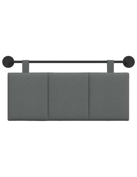 Testata appesa Rigato Grigio scuro 110 x 55 x 5 cm Tessuto