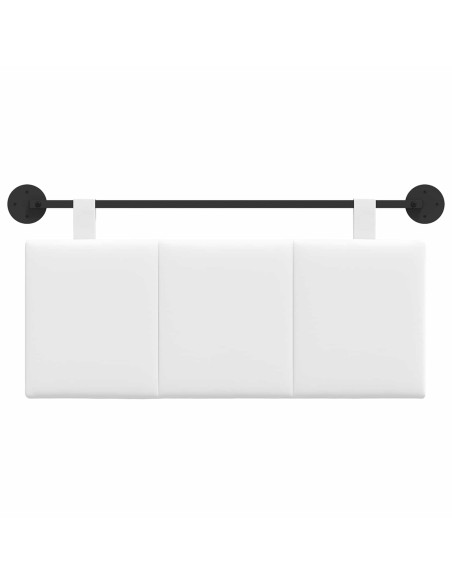 Testata appesa Rigato Bianco 110 x 55 x 5 cm Tessuto