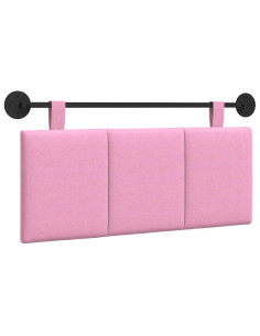 Testata appesa Montaggio a parete Rosa 110 x 55 x 5 cm Tessuto 2