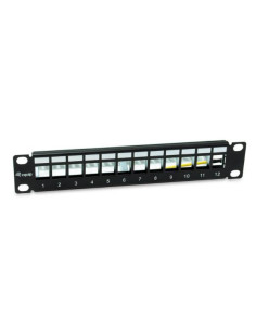 12-PORT KEYSTONE SHIELDED PATCH PAN 2